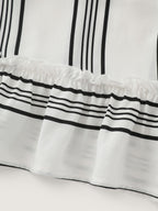 Supersoft Striped Print Halter Maxi Dress